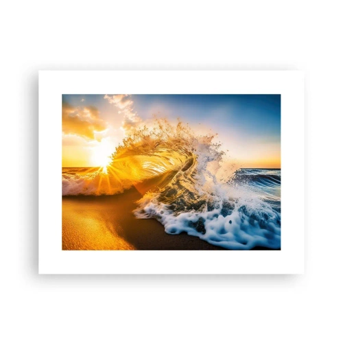 Affiche - Poster - S'amuser dans le sable - 40x30 cm