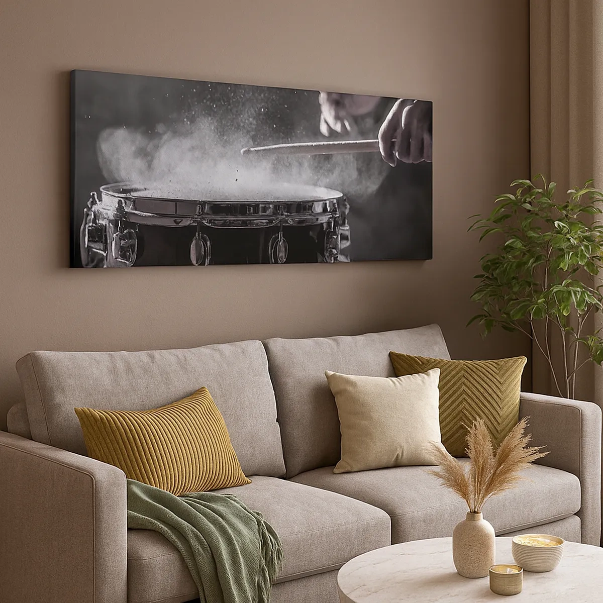 Impression sur toile - Image sur toile - Tempo de la musique - 30x30 cm