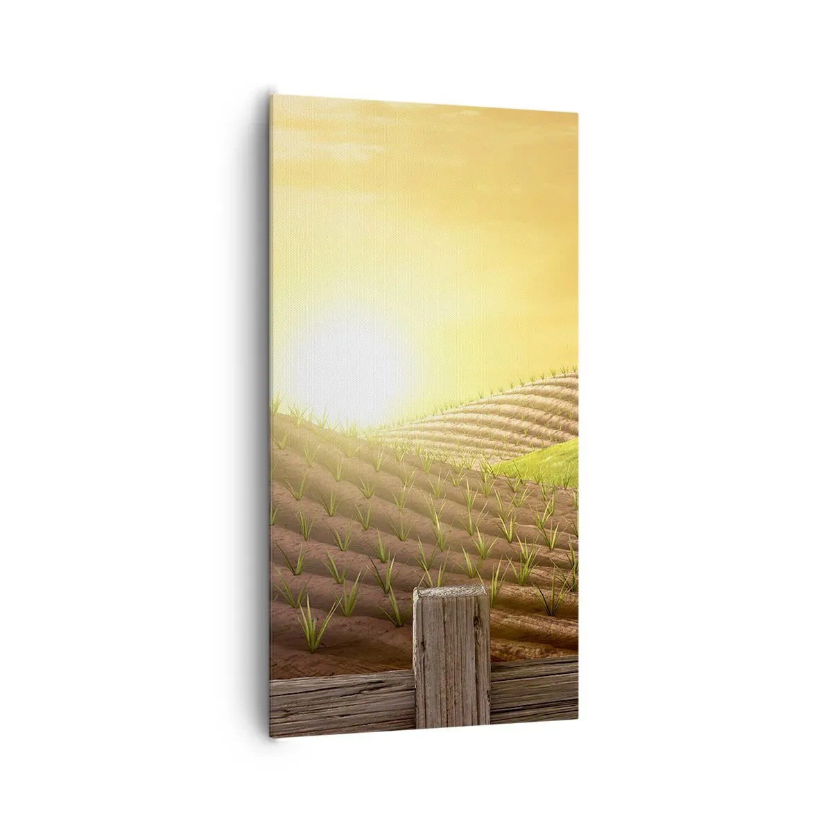 Impression sur toile - Image sur toile - Une ferme comme dans un conte de fées - 65x120 cm