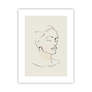 Affiche - Poster - Une ligne certaine - 30x40 cm