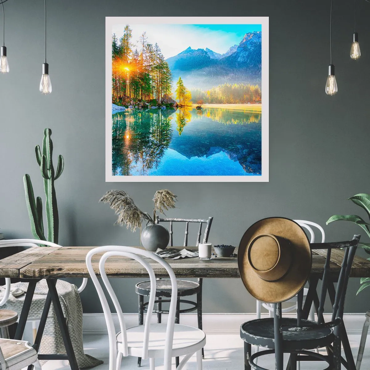 Affiche - Poster - Majesté et douceur - 60x60 cm