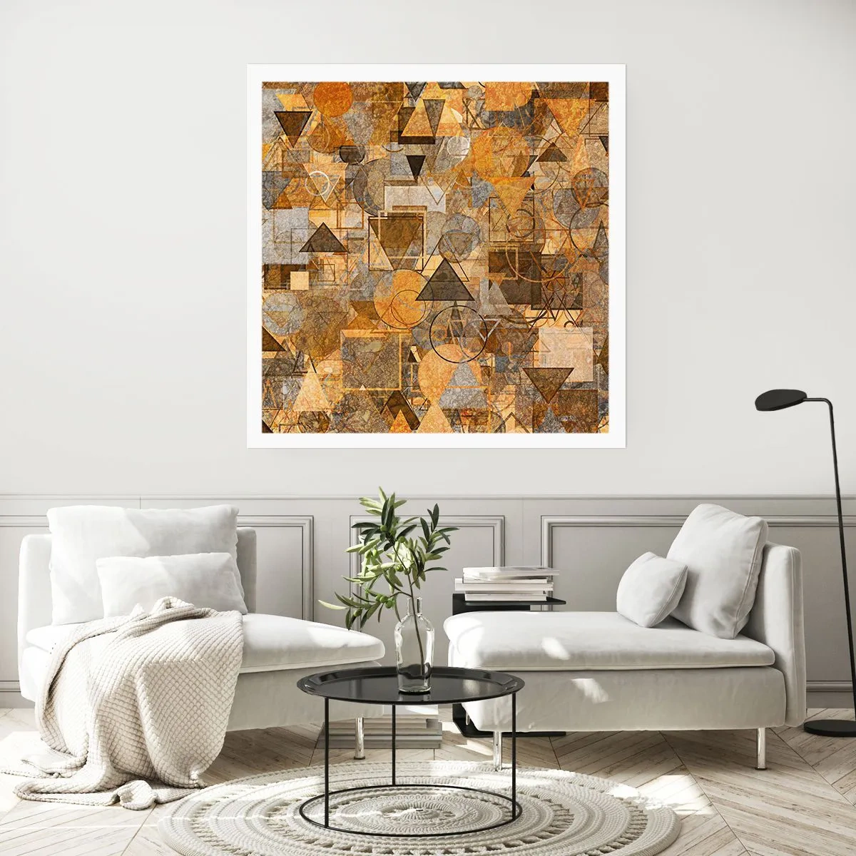 Affiche - Poster - Le monde en forme - 60x60 cm