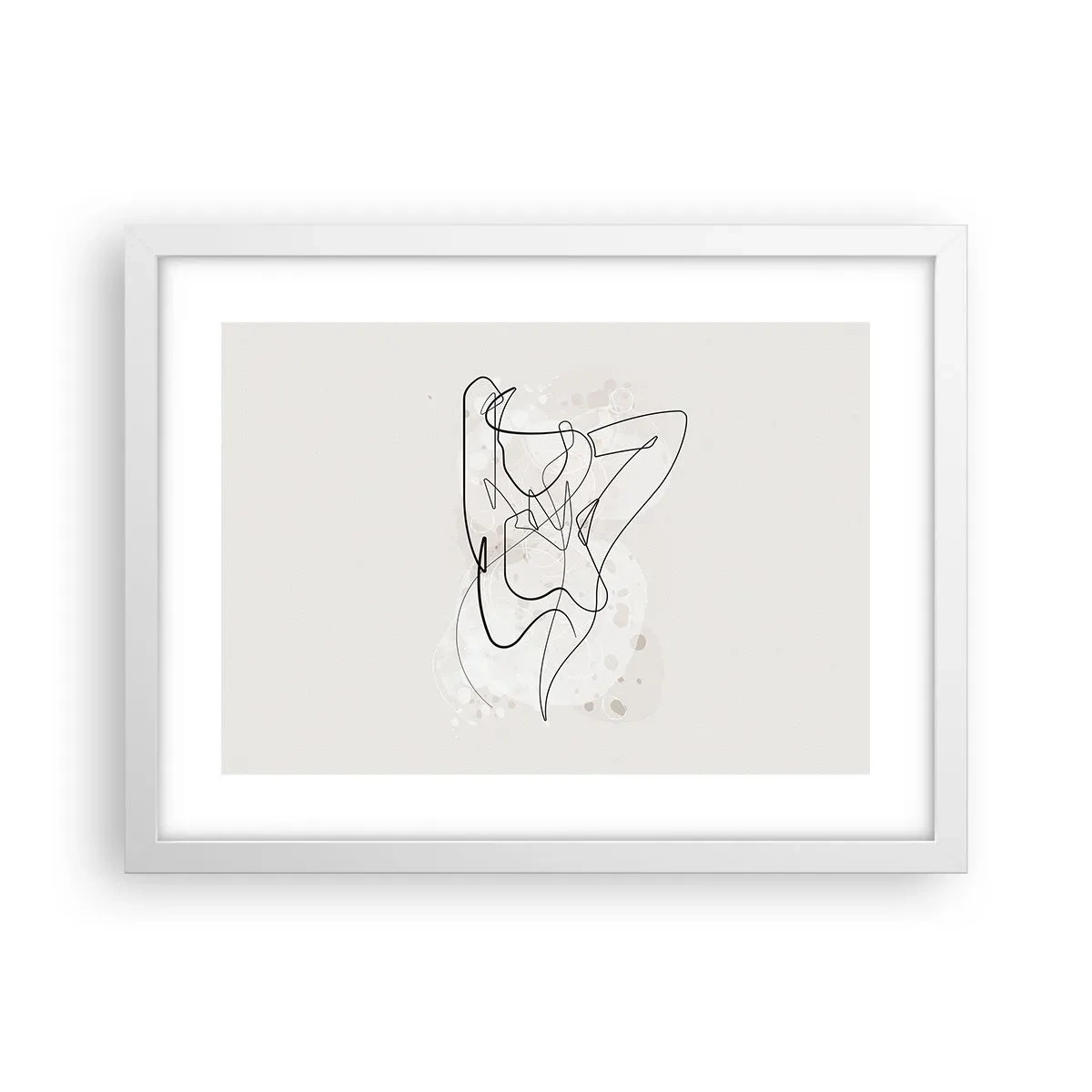 Affiche dans un cadre blanc - Poster - L'art de la séduction - 40x30 cm