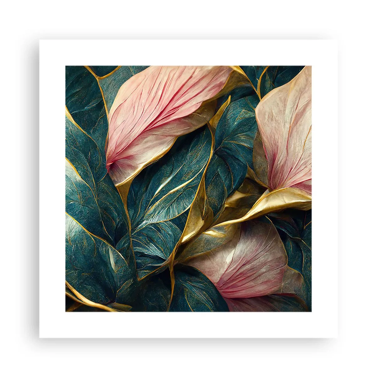 Affiche - Poster - Élégance et style naturels - 40x40 cm