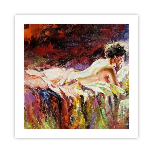 Affiche - Poster - Vénus en pensée - 50x50 cm