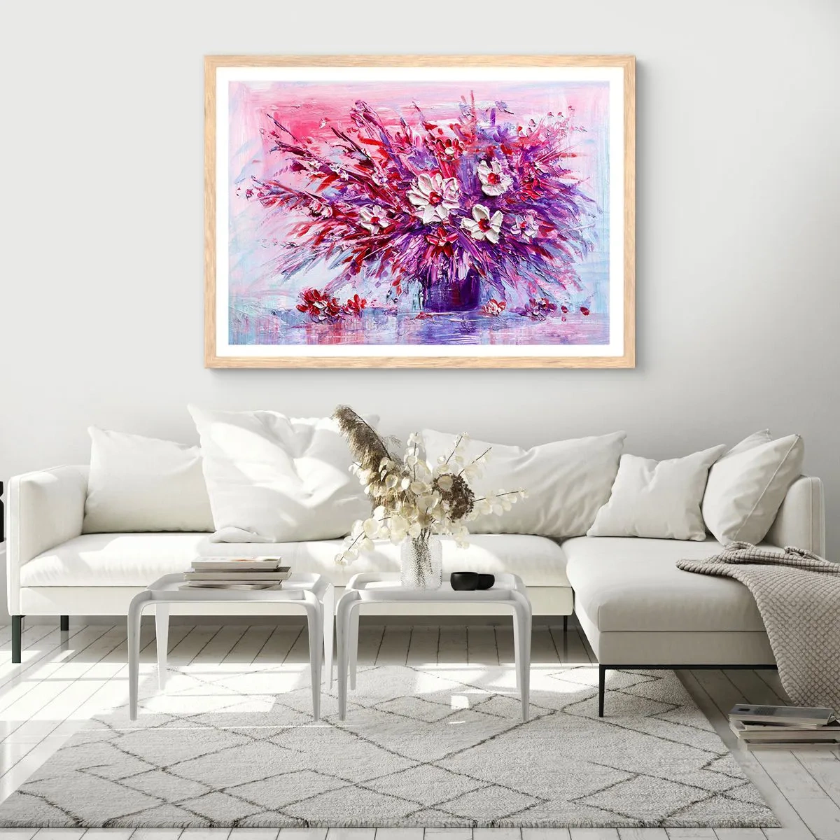 Affiche dans un chêne clair - Poster - Innocence et passion - 40x30 cm