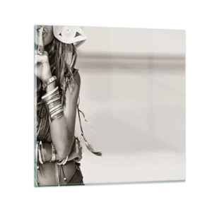 Impression sur verre - Image sur verre - Comment va la fille - 60x60 cm