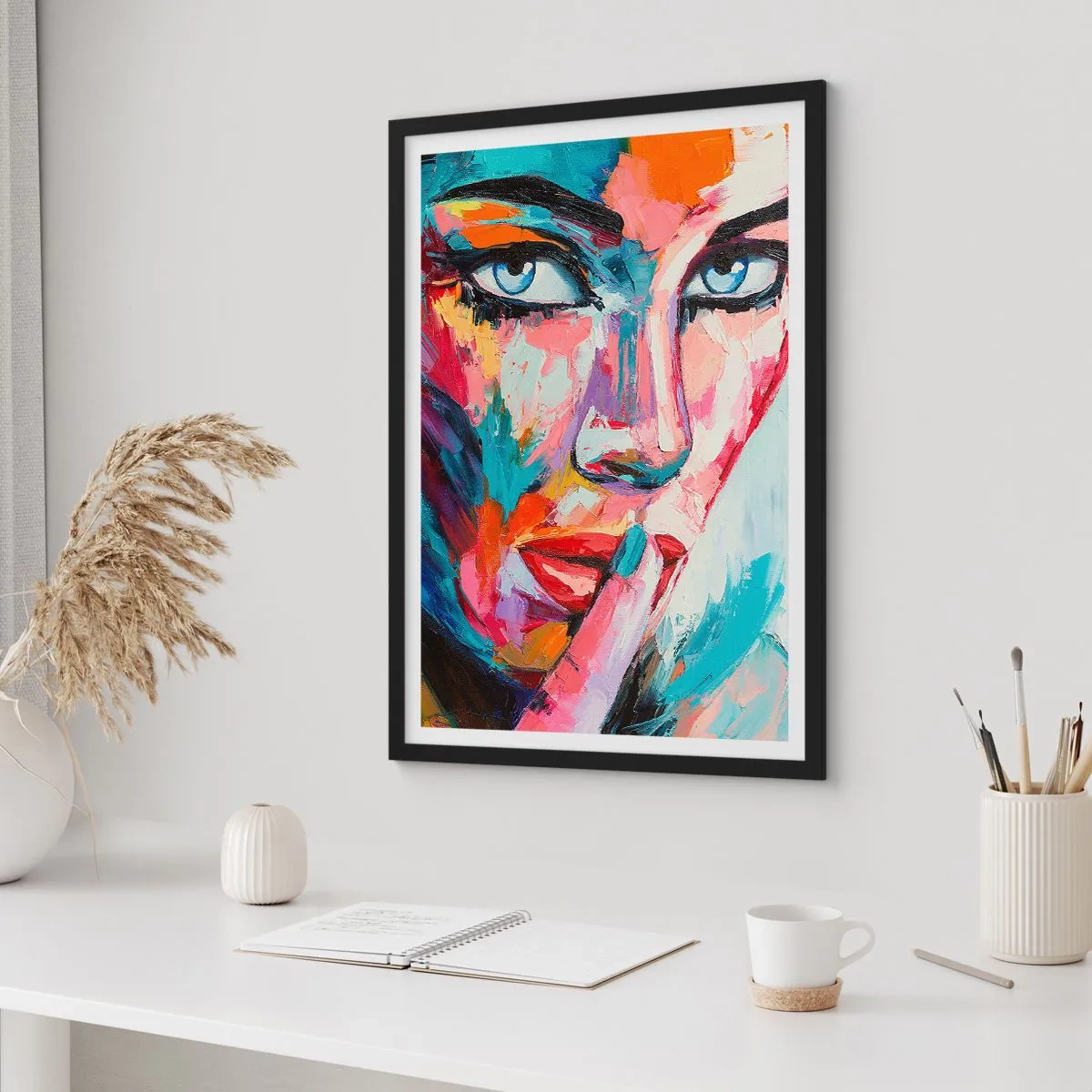 Affiche dans un cadre noir - Poster - Notre premier secret - 30x40 cm