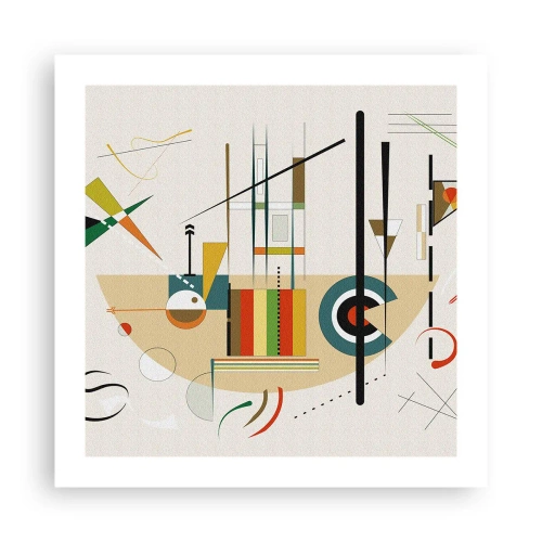 Affiche - Poster - Et le monde s’amuse - 50x50 cm