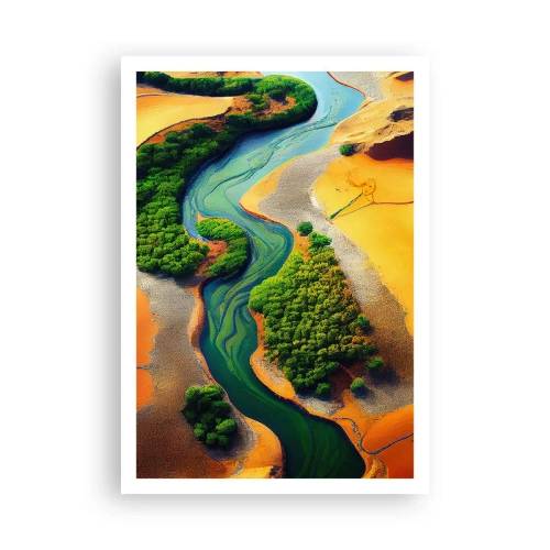 Affiche - Poster - Rivière vivifiante - 70x100 cm