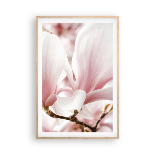 Affiche dans un chêne clair - Poster - Abondance de tendresse - 61x91 cm