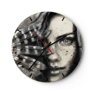 Horloge murale - Pendule murale - Beauté sauvage - 40x40 cm