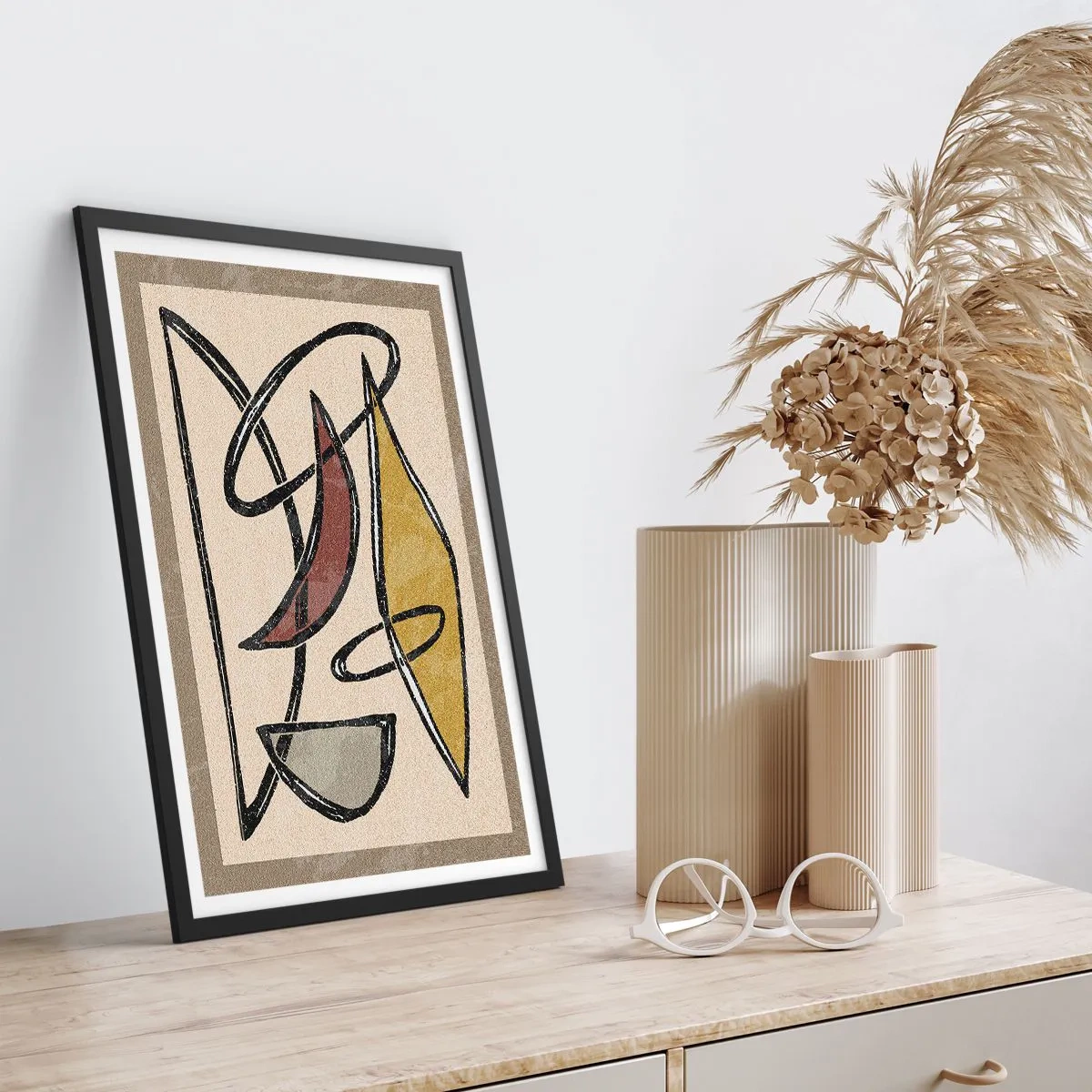 Affiche dans un cadre noir - Poster - Verticales et horizontales - 30x40 cm