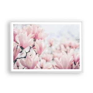 Affiche dans un cadre blanc - Poster - Idéal de la subtilité - 100x70 cm