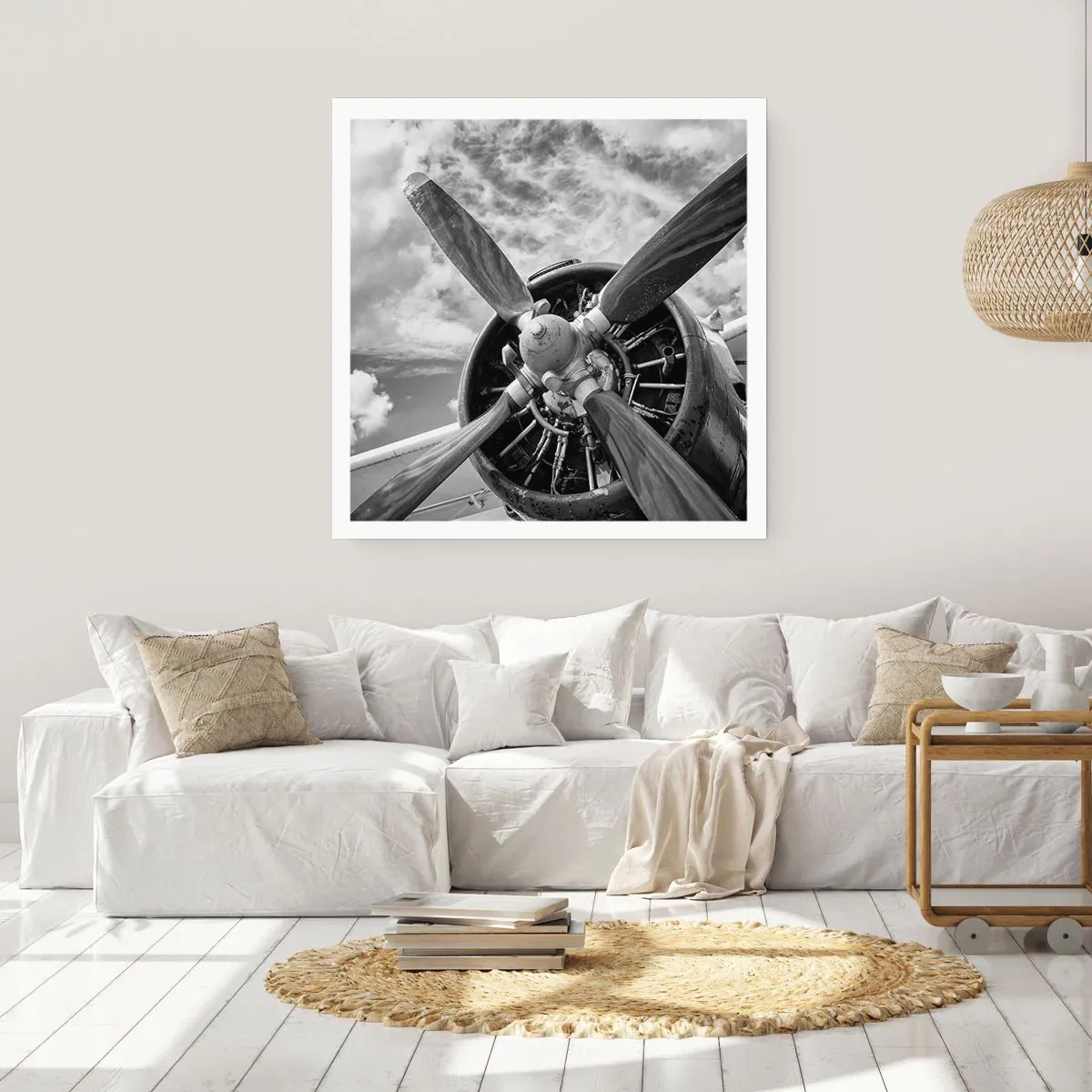 Affiche - Poster - Dompteur de ciel - 40x40 cm