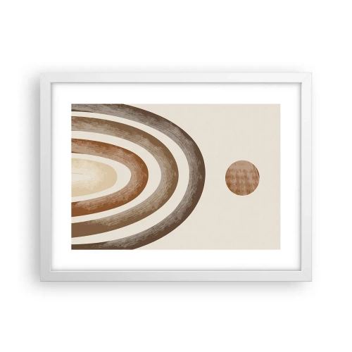 Affiche dans un cadre blanc - Poster - Dans une galaxie lointaine - 40x30 cm