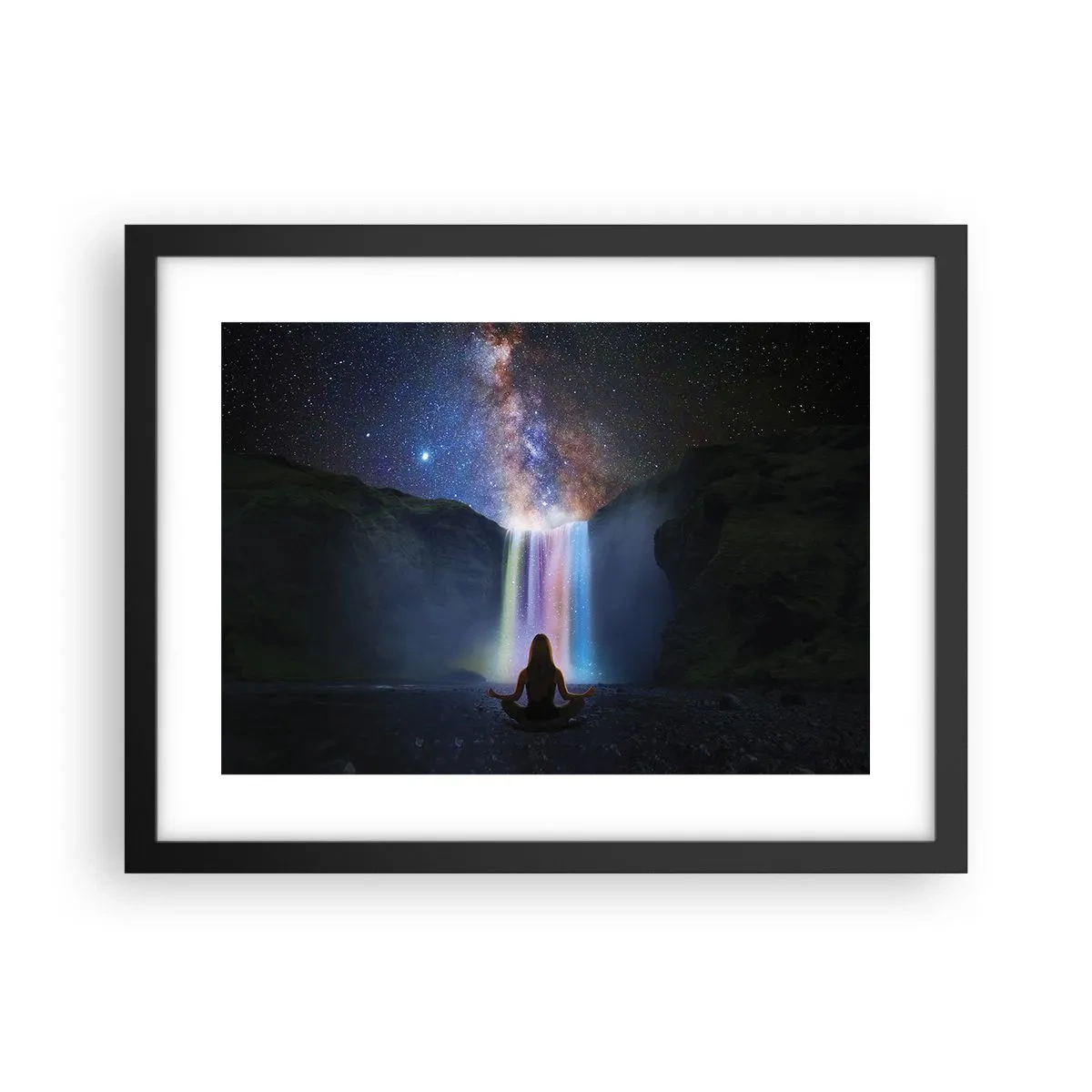 Affiche dans un cadre noir - Poster - Harmonie absolue - 40x30 cm
