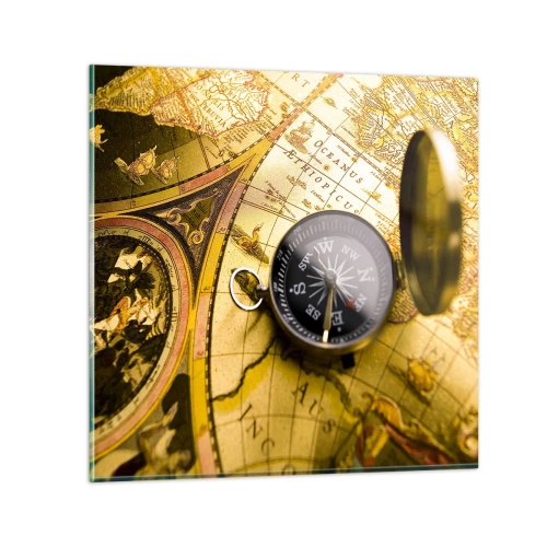 Impression sur verre - Image sur verre - Ou peut-être jusqu'au bout du monde ? - 60x60 cm