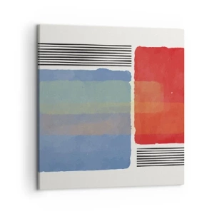 Impression sur toile - Image sur toile - Esprit et lettre de la géométrie - 50x50 cm