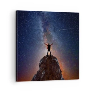 Impression sur toile - Image sur toile - Le force est avec moi! - 60x60 cm