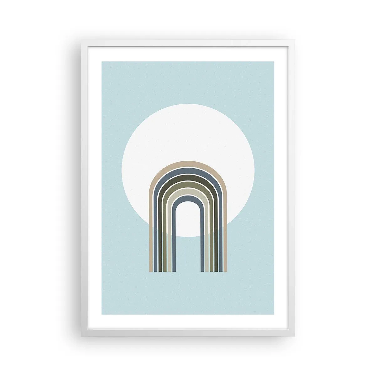 Affiche dans un cadre blanc - Poster - Attraction irrésistible - 50x70 cm