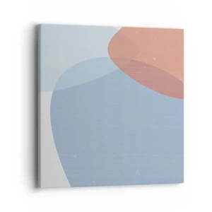 Impression sur toile - Image sur toile - Relations pastel - 40x40 cm