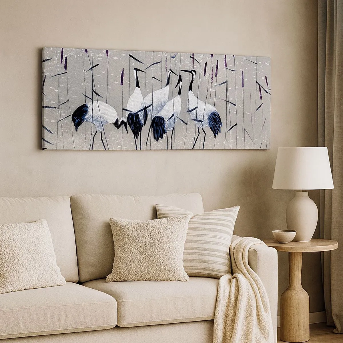 Impression sur toile - Image sur toile - Parmi les siens - 100x40 cm