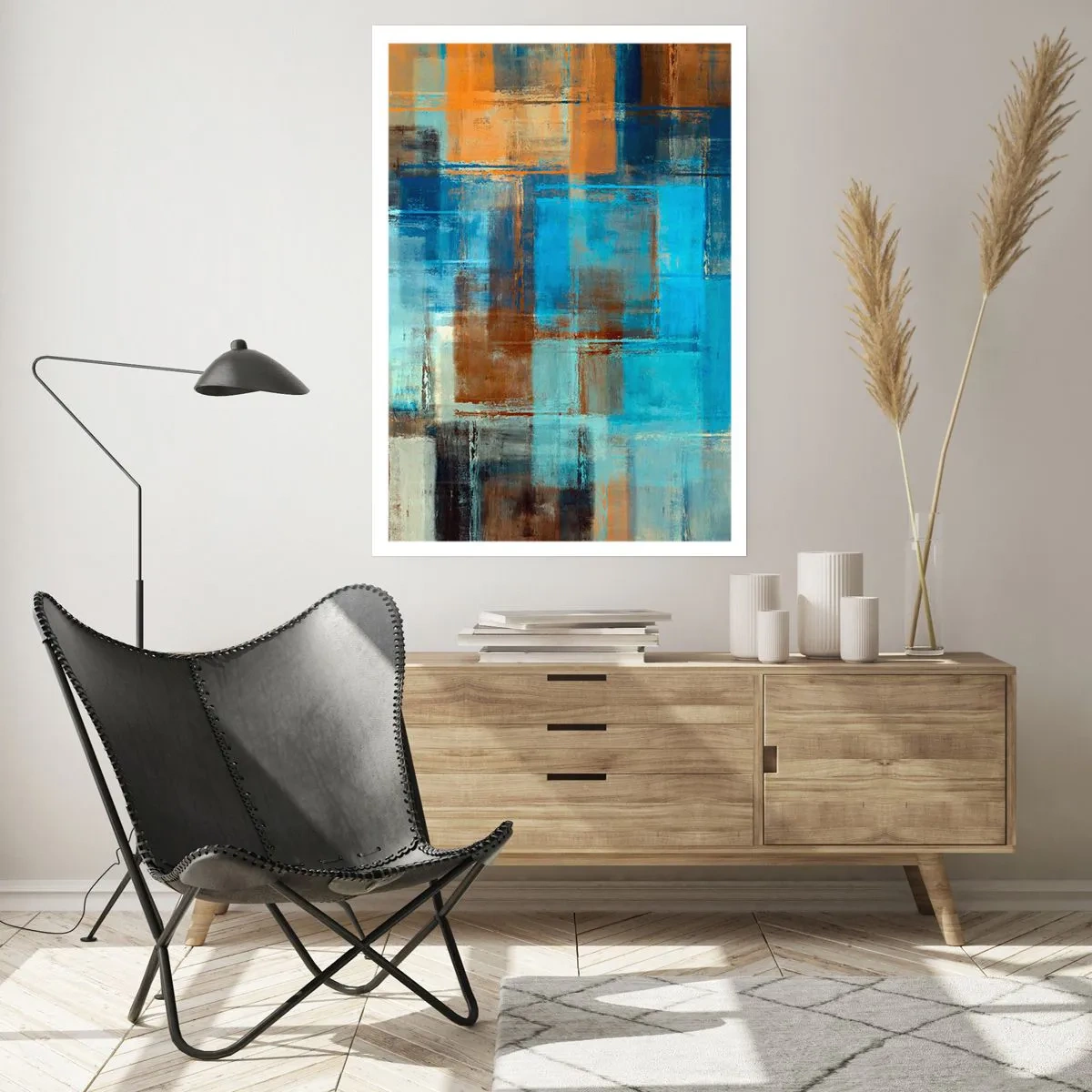 Affiche - Poster - A travers le voile bleu - 61x91 cm