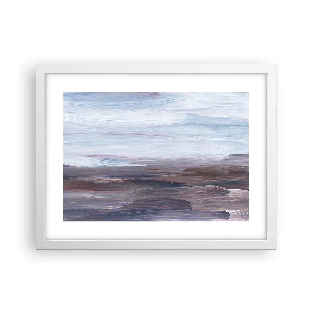 Affiche dans un cadre blanc - Poster - Éléments : eau - 40x30 cm