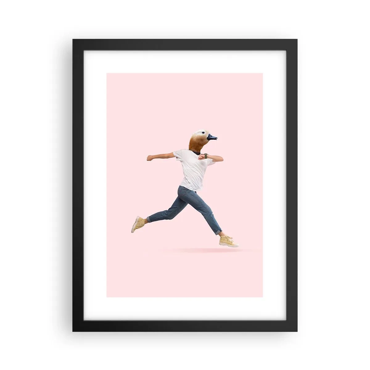 Affiche dans un cadre noir - Poster - Une pincée d'absurdité - 30x40 cm