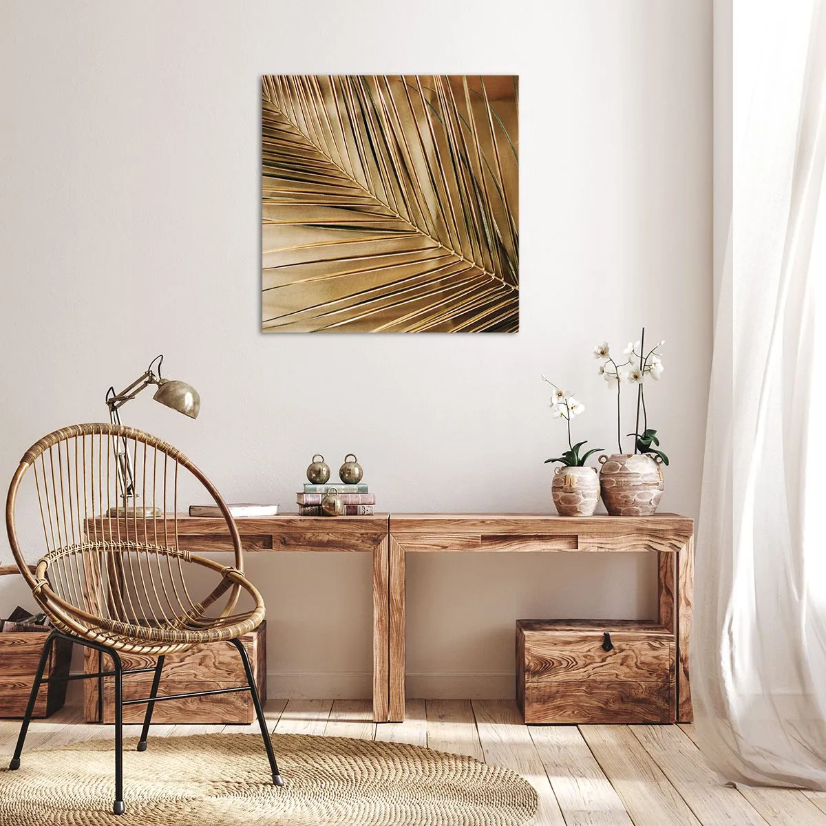Impression sur toile - Image sur toile - Colonnade naturelle - 70x70 cm