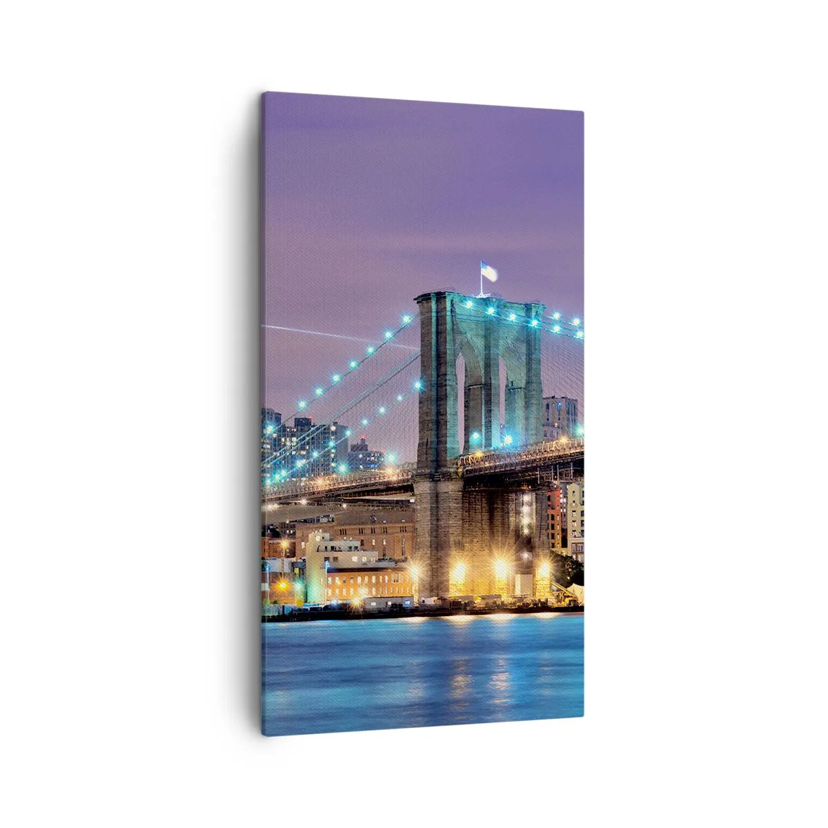 Impression sur toile - Image sur toile - Depuis de nombreuses années le pont de Brooklyn - 45x80 cm