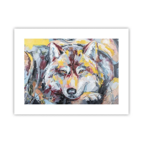 Affiche - Poster - En paix au milieu des siens - 40x30 cm