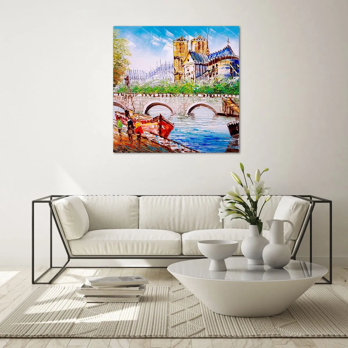 Impression sur verre - Image sur verre - Leur temps ne passe jamais - 50x50 cm