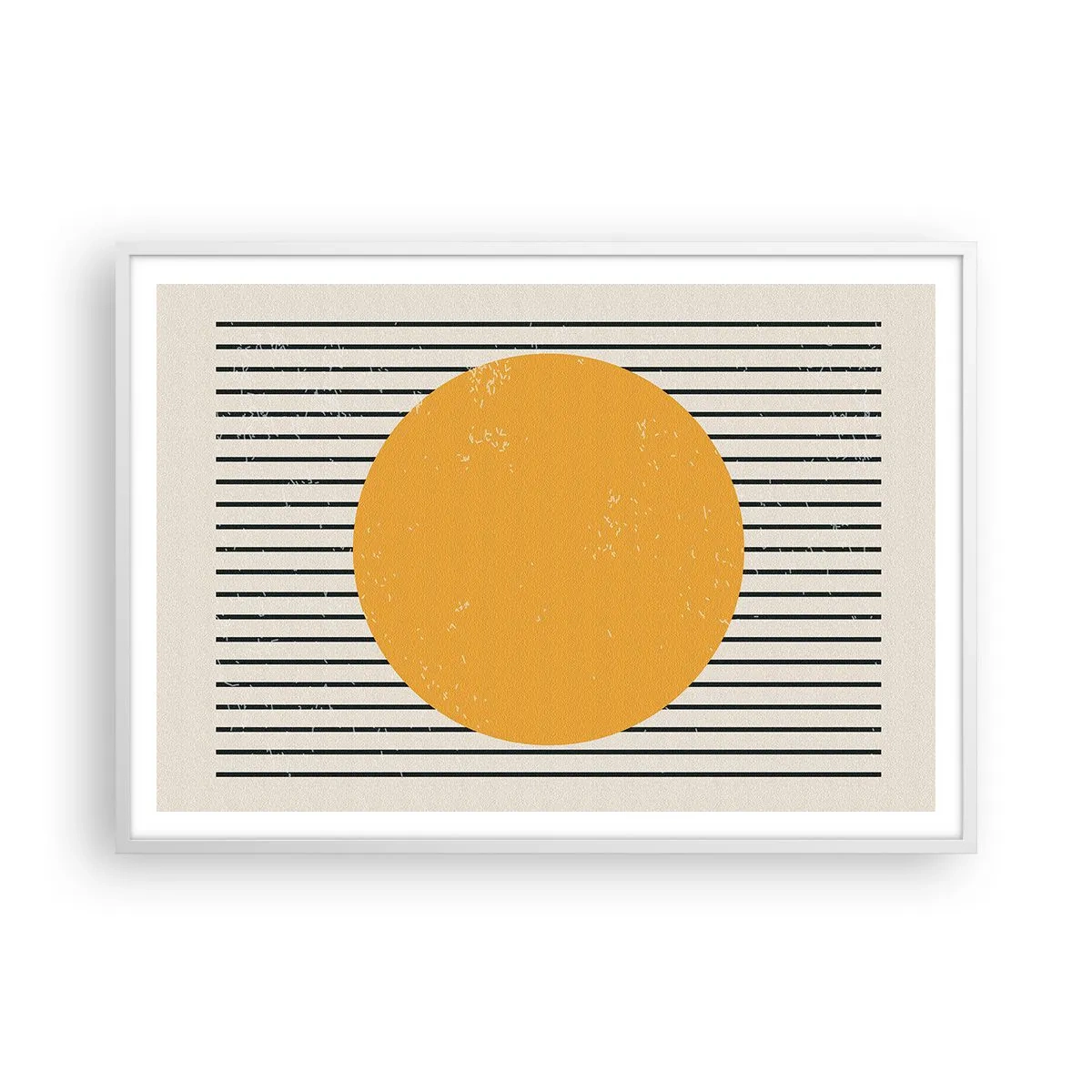 Affiche dans un cadre blanc - Poster - Le pouvoir de la simplicité - 100x70 cm