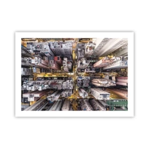 Affiche - Poster - Salutations de Hong-Kong - 70x50 cm