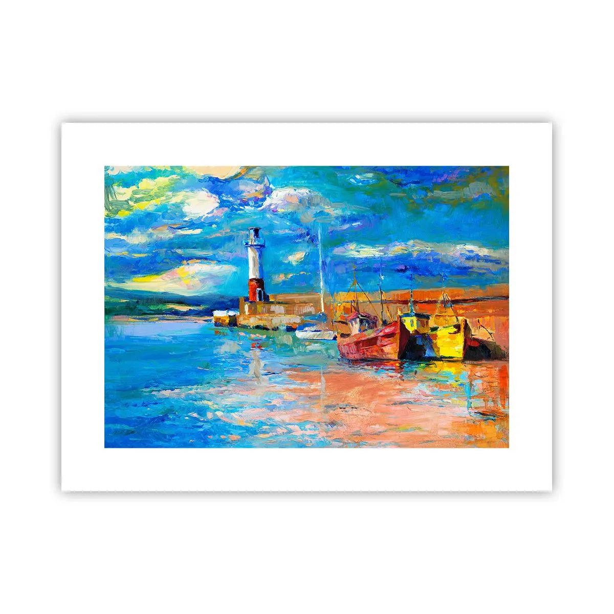 Affiche - Poster - Un après-midi dans la baie arc-en-ciel - 40x30 cm