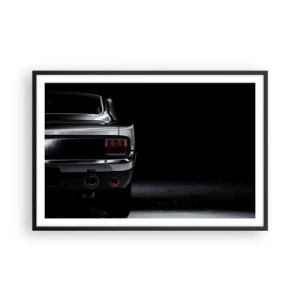 Affiche dans un cadre noir - Poster - Le charme du classique - 91x61 cm