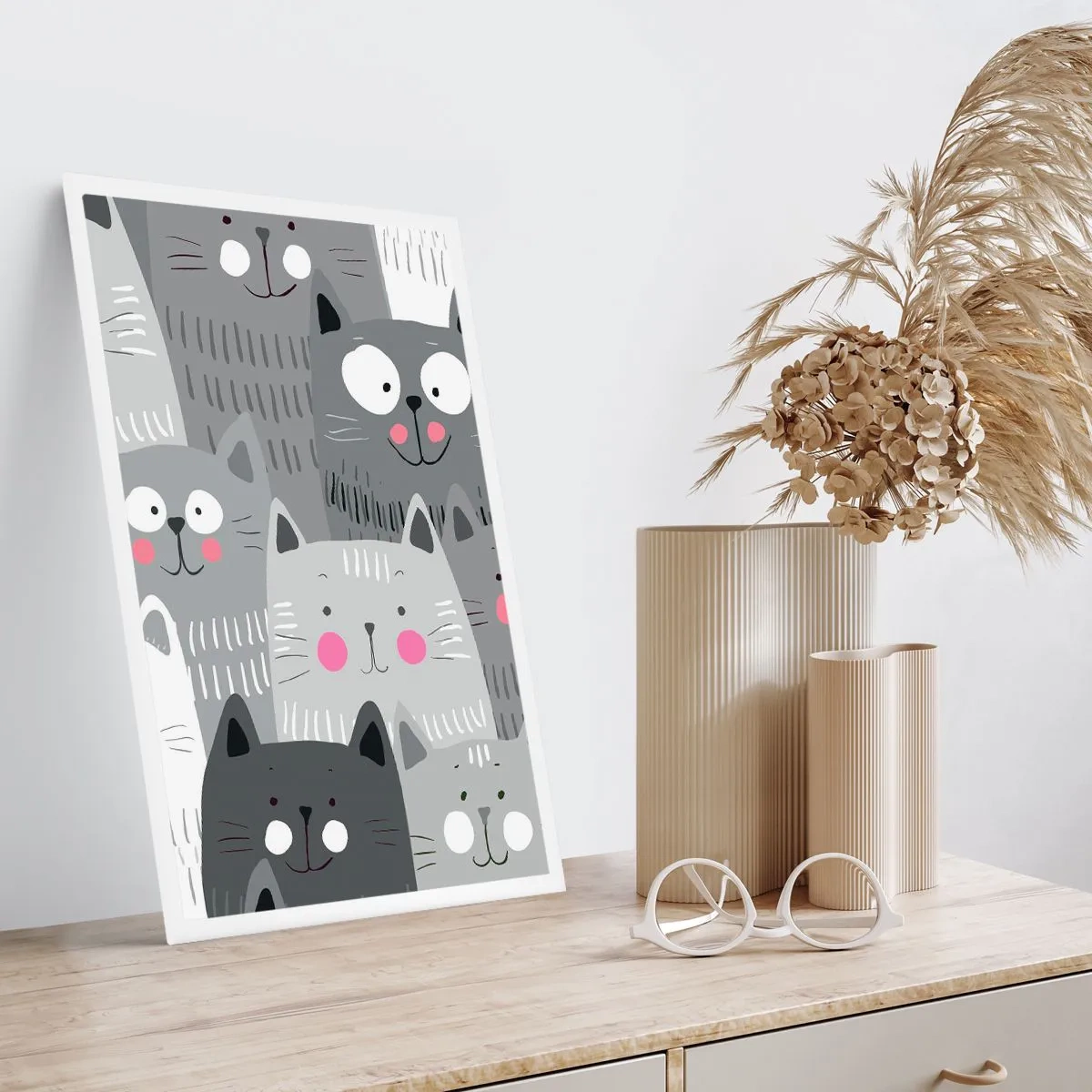 Affiche - Poster - Le monde des chats - 70x100 cm