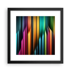 Affiche dans un cadre noir - Poster - Un organe de lumière - 30x30 cm