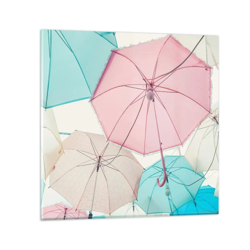 Impression sur verre - Image sur verre - Parfois le soleil, parfois la pluie - 70x70 cm