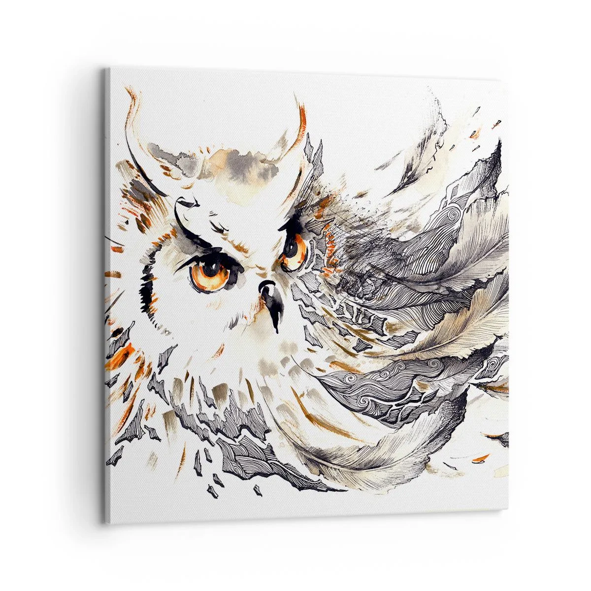 Impression sur toile - Image sur toile - Elle vient du monde de la magie - 60x60 cm