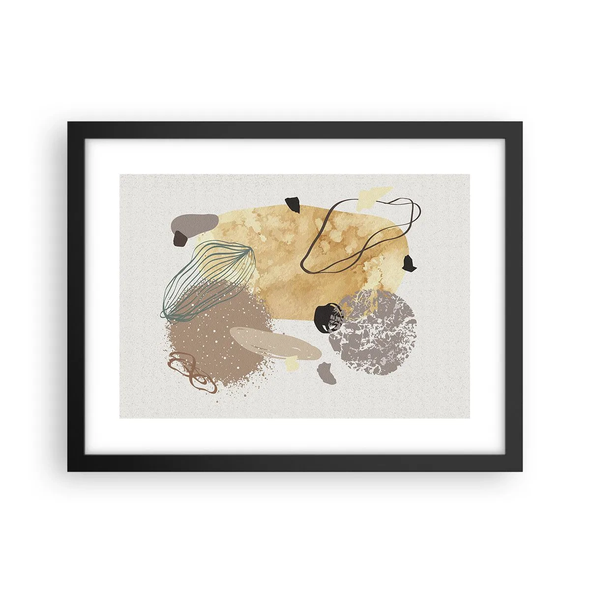 Affiche dans un cadre noir - Poster - Plumcologie appliquée - 40x30 cm