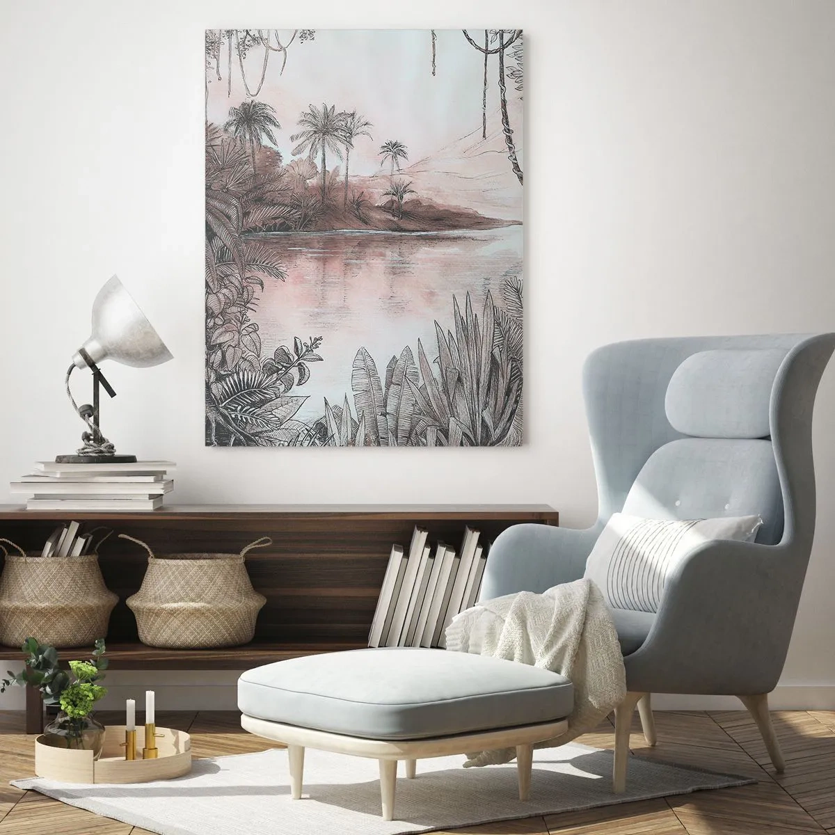 Impression sur verre - Image sur verre - Journal d'un explorateur du XIXe siècle - 70x100 cm