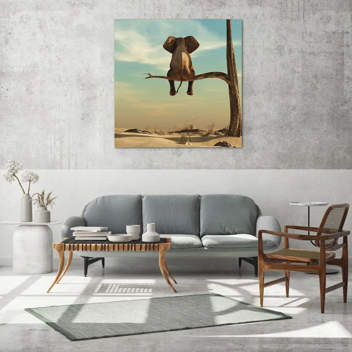 Impression sur verre - Image sur verre - Nouveau point de vue - 70x70 cm