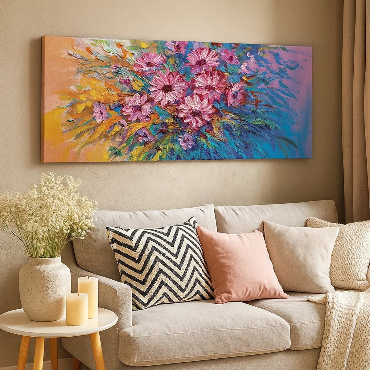 Impression sur toile - Image sur toile - Énergie de la vie - 30x30 cm