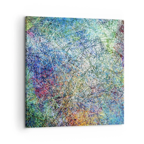 Impression sur toile - Image sur toile - Ce n'est pas si simple - 60x60 cm