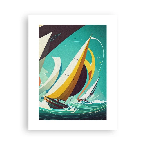 Affiche - Poster - Bonne chance avec les éléments - 30x40 cm