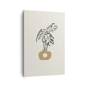Impression sur toile - Image sur toile - Monstera – décoration de la maison - 70x100 cm