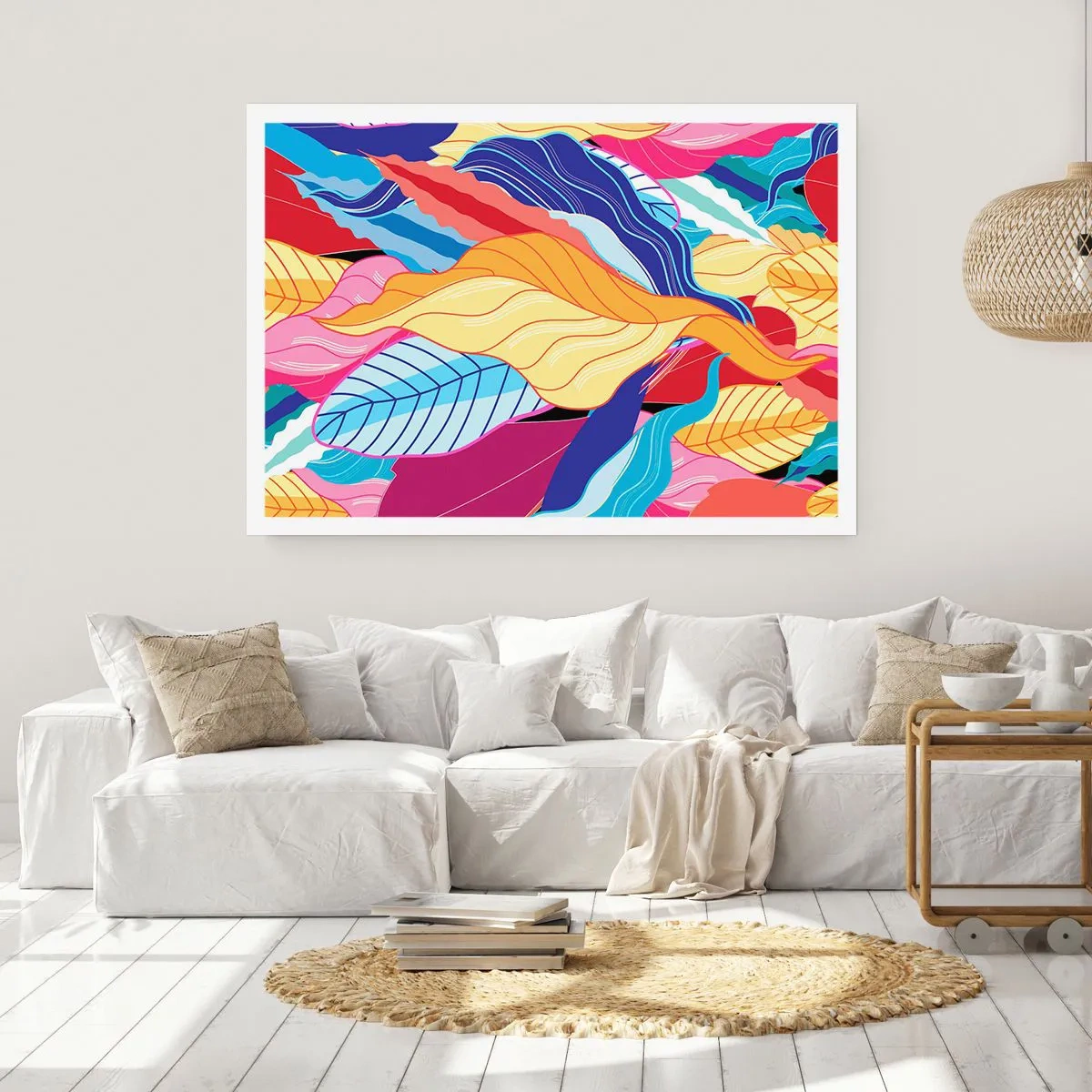 Affiche - Poster - Un désordre coloré - 70x50 cm